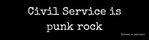 Civil Service is punk rock.